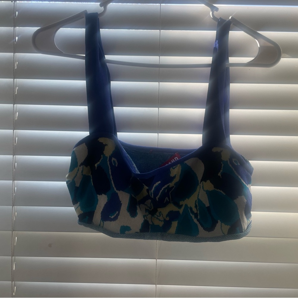 Colorful Printed Sports Bra
